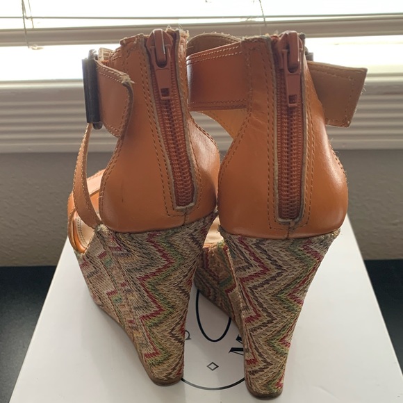 Steve Madden colorful wedges size 7. - Picture 3 of 4